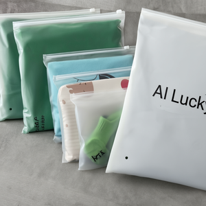 Free Design Custom Printing Biodegradable Slider Zip Lock Matte Eva/pvc Frosted T-shirt Packaging Zipper Plastic Bag For Hoodies