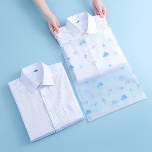 Hot Selling Custom Logo Printing Transparent Frosted Biodegradable Zipper Bag for Clothing Packaging for Socks and Shoes