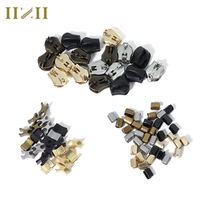 Fashion Customize Bag Making Accessories Zipper Slider Head and Puller Gold Zip Slider Puller Metal for Handbags Zipper Slider