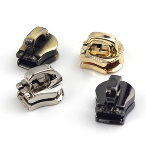 Alloy 5# Zipper Slider Puller Head Zipper for Open-end Jeans Cremalleras Down Coat Jacket Garment Bag Zippers for Sewing