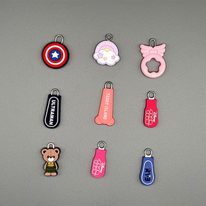 High Quality Custom Factory Wholesale Cartoon PVC Silicone Zipper Puller for Luggage Bags and Luggage