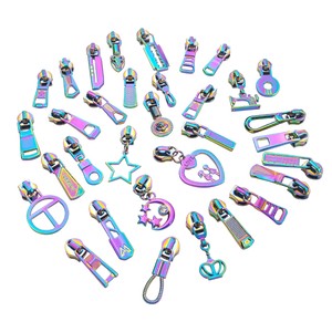 Custom #5 Metal Zipper Puller Free Design Clothing Metal Zipper Sliders Garments & Processing Accessories