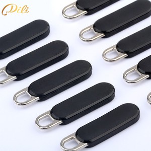 Custom Logo TPU Zipper Pulls Custom Tabs for Bags Garment Zipper Puller Rubber PVC Slider Customizable Zipper Sliders