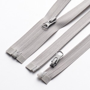 Wholesale Direct Factory Sale Custom 3# Clothing Bag Close-end Nylon Zipper in Stock for Garment Pants