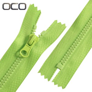 OCO Wholesale Zipper Custom Close Vislon Zipper 3#5# Resin Zipper for Garment & Processing Accessories