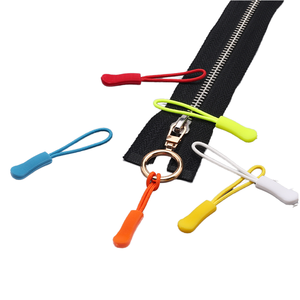 High-Quality Nylon Zipper Pulls with Colorful Plastic Sliders for Premium Zippers