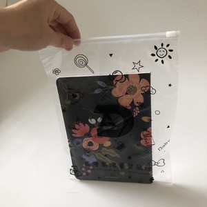 Resealable clear Ldpe Custom logo Printed Slider Zip Lock Garment Clothing Packaging Plastic Bag