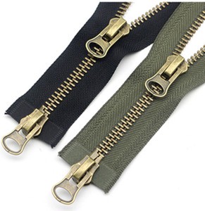 High Quality Metal Zipper 5#8# Double End for Jacket & Down Jacket Front Pocket Accessory