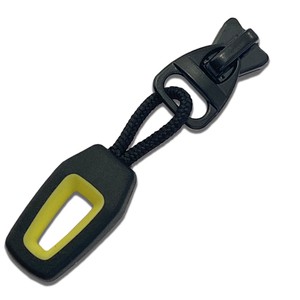 Custom Logo 3# Auto-lock Rubber Leather Zipper Puller Pvc Resin Plastic Zipper Pull Lock Head Zipper Slider and Puller
