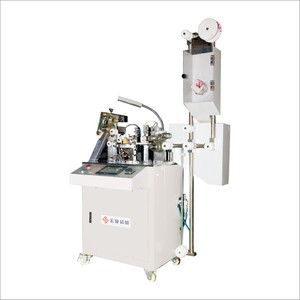 ZYN Automatic No-Slider Zipper Making Machine for Nylon/Plastic Core Motor Components 220V 50/60Hz 1 Year Warranty
