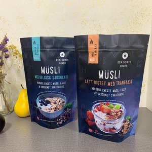 Fruit Cereal Dry Eating Baked Fruit Nut Pouch Oatmeal Breakfast Cereals Substitute Powder Packaging Zipper Bags