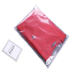 Custom Printed T-shirt Swimwear Slider Frosted Zipper Plastic Bags for Clothing Packaging