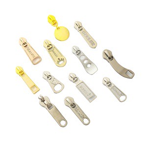 Custom logo Bag Zipper Head Puller Custom Metal Zipper Pull logo Wholesale Custom Metal Creative Pattern Zipper Puller