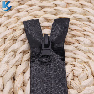 High Quality Nylon TPU Waterproof Zipper with Shiny Tape Reverse Invisible Direct Factory Wholesale
