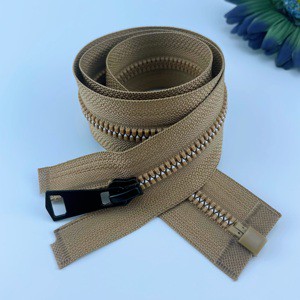 Super Quality Durable Resin Auto Lock Full Zip Garment Bags Zippers Various Color Teeth Plastic Slider Puller for Various Uses