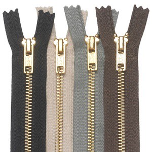 Wholesale Durable Rose Gold Metal Zipper 3# 5# 8#-Auto Lock Open-End for Shoes Home Textiles Made Nylon Copper Material