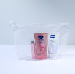 Customized Reclosable Packing Clear Small Custom Slider Plastic Pe Ziplock Bag for Cosmetic Items