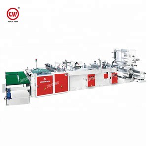 Super High Speed Slider Zipper Lock Plastic Bag Making Machine with PLC & Motor for Waterproof Polyethylene Manufacturing Plants