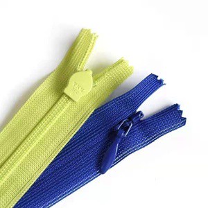 For YKK No. 2 Genuine Plastic Cover Invisible Nylon Zipper for Quilts Clothing Pillows Garments