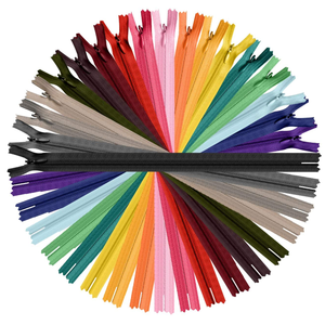 2026 NEW KJ Metal #3 Sewing Invisible Zippers Hidden Open-End Zipper for Dresses and Home Textiles