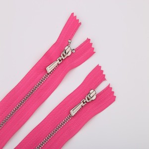 Wholesale Automatic Lock Slider Garment Metal Jacket Long Chain Plastic Teeth Close End Reversible Open for Bags Shoes Invisible