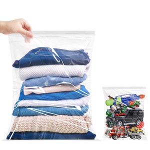 Wholesale Clear Resealable Slider Bag Plastic Zipper Bag for Food Storage