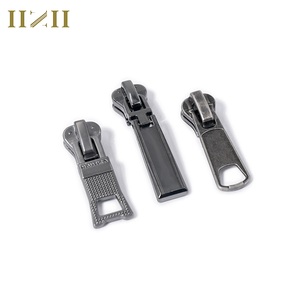 High Quality Auto Lock Metal Plated Zipper Puller Manufacturer Supply Custom Logo Zipper Slider for Plastic Zipper