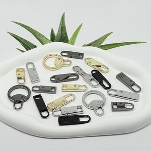 Instant Zipper Repair Kit with Sliders Puller Replacement Broken Buckle for Garment Bag & Suitcase DIY Sewing Craft