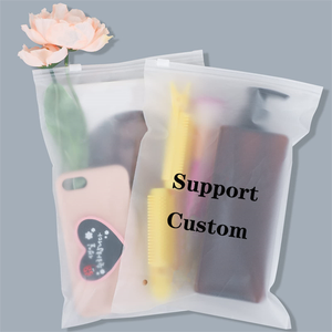 Reusable Transparent Plastic Ziplock Bags for Clothes Packaging Zipper Slider T-shirt Garment Bag