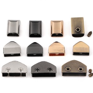 Zinc Alloy Metal Zipper Bottom Stops & Slider Stops Stock Bags/Luggage Zipper Puller Parts Screw Tail Clips Zipper Accessories