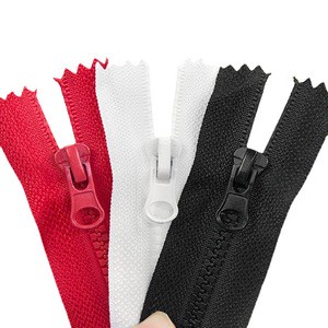Manufacturer Stock No. 3 Resin Closed End Zipper for Clothes Pockets Pencil Cases & Bags Collars for DIY Handcraft & Shoe Design