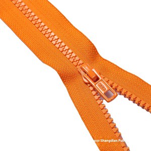 Sbs Custom Eco-Friendly Double Open Tail Zipper Double Head Clothing Coat Resin in Sizes 3# 5# 8# 10#