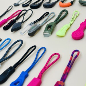 Custom Fashion Multicolor PU Puller String Fashion String Zipper Puller Pull Head for Luggage Backpacks Jacket