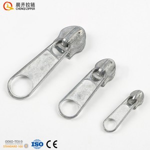 Factory Wholesale Cheap Conventional Multy-style 3# 5# 7# 8# Non-lock Zipper Sliders Custom Color for Bags