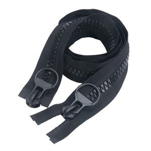 OCO Black Big Zipper #15 #30 Heavy Duty Resin Zipper Jackets Boat Covers Shoes Two Way Separating Huge Plastic Zipper Various
