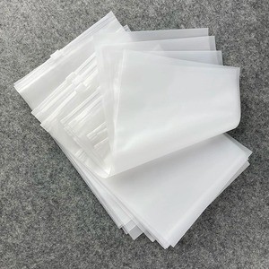 Bag with Zipper Large Plastic Packaging Frosted Slide Zipper Bags 20pcs Waterproof and Dustproof Clothes Packaging Storage Bags