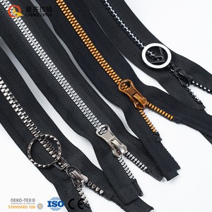 New Design Zipper Manufacture Fancy 3# 5# 8# 10# Closed Open End Colorful Plastic Resin Zipper for Clothes