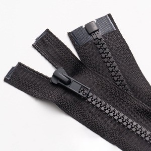 New Design Nylon Zipper Manufacture Fancy 5# Closed Open End Zip Colorful Plastic Resin Zipper for Clothes