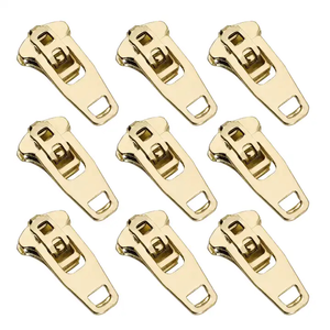 45YG 4YG 5YG Non Magnetic Stainless Steel Zipper Pull Manufacturer Supply Auto Lock Head Metal Zipper Slider Puller Zipper