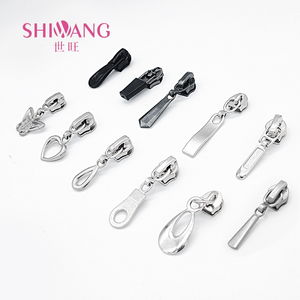 High Quality Customizable Metal Zipper Puller for Garments Bags Shoes Durable Nylon Plastic Silicone Brass for Decoration