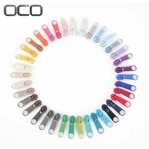 OCO 36 In-Stock Colorful Sliders for #3 #5 #7 Zinc Alloy Pullers - Nylon Sliders for Bags and Luggage Accessories