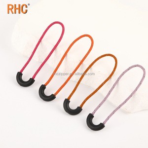 S339# Adjustable Pull Tab 1.5cm Eco-Friendly Reflective Spotted Rope U-Shaped Drawstring Cord for Clothing Bags Rope