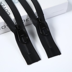 High Quality #5 Customize Durable Waterproof Zipper Double-sided Reversible Nylon Long Chain Zipper