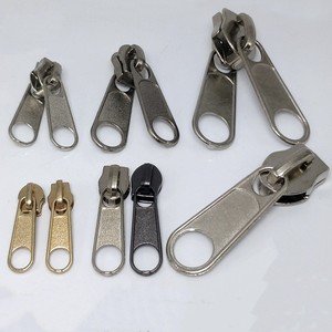 Dual-Sided Nylon Pull Tabs with Luxury Roll-Plated Zipper Slider Heads Non-Lock 3# 5# 7# 8# 10# for Tents Luggage Camping Gear