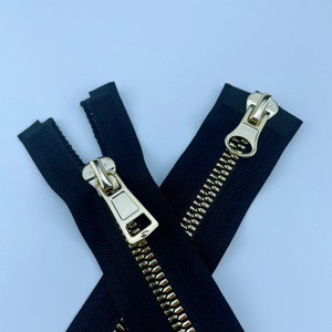 NO.5 Golden Diamond Teeth Auto Lock Open-end Plastic Full Zip Puller Slider for Bags & Garment Accessories