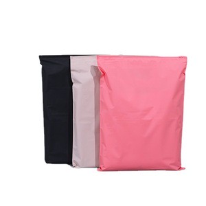 Custom Printed Logo Frosted Zip Lock Slider Plastic Packaging Black PVC EVA Zipper Bags for Clothing and Shoes