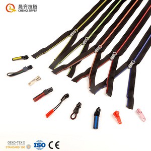 Factory Direct Sales 5# Nylon Reverse Color Coil Show Silver Teeth Widely Used Nylon Fashion Zipper