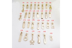 Custom Zip Pull Garment Metal Zipper Puller Slider Brand Logo Bag Zipper Head Puller 5# Nylon Metal Zipper Pull Logo