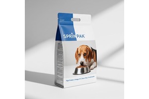 Low MOQ Flat Bottom Zipper Box Pouch Digital Printed Recycled Materials PET Food Packaging Smell Proof for Barrier for Plastic