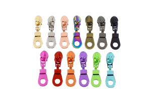 Meetee ZT179 5# Zipper Slider Puller Decorative Metal Zinc Zip Head Alloy for Bag Garment DIY Sewing Repair Kits Accessory